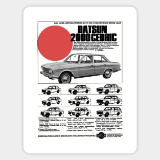 DATSUN 2000 CEDRIC - advert Magnet